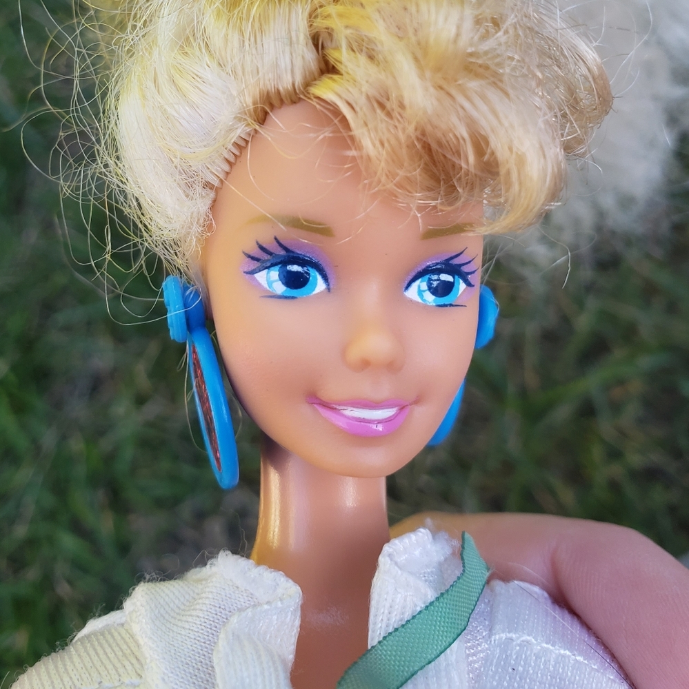 1989 All Stars Barbie with Mod Romper